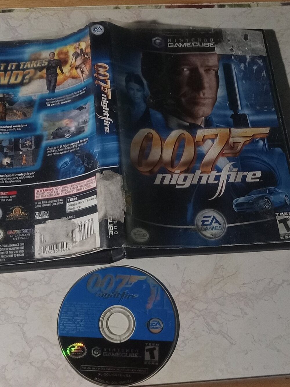007 Nightfire Tested Nintendo Gamecube Video Game